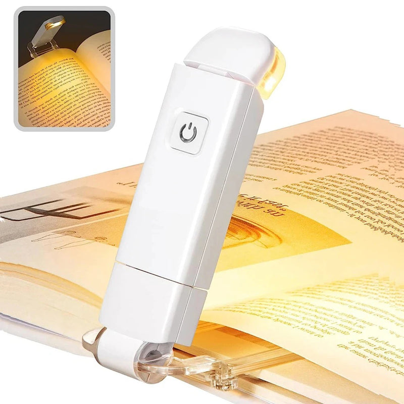 LED BOOK - Luminária Portátil para Leitura Recarregável