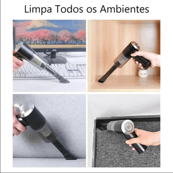 Aspirador Portátil VacPro (24 l/min): Ideal para uso doméstico